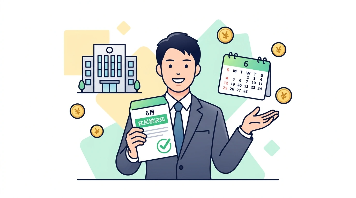 年末調整で決まる所得税と住民税の仕組み!手取り額はどう変わる?の計算・シミュレーションイメージイラスト