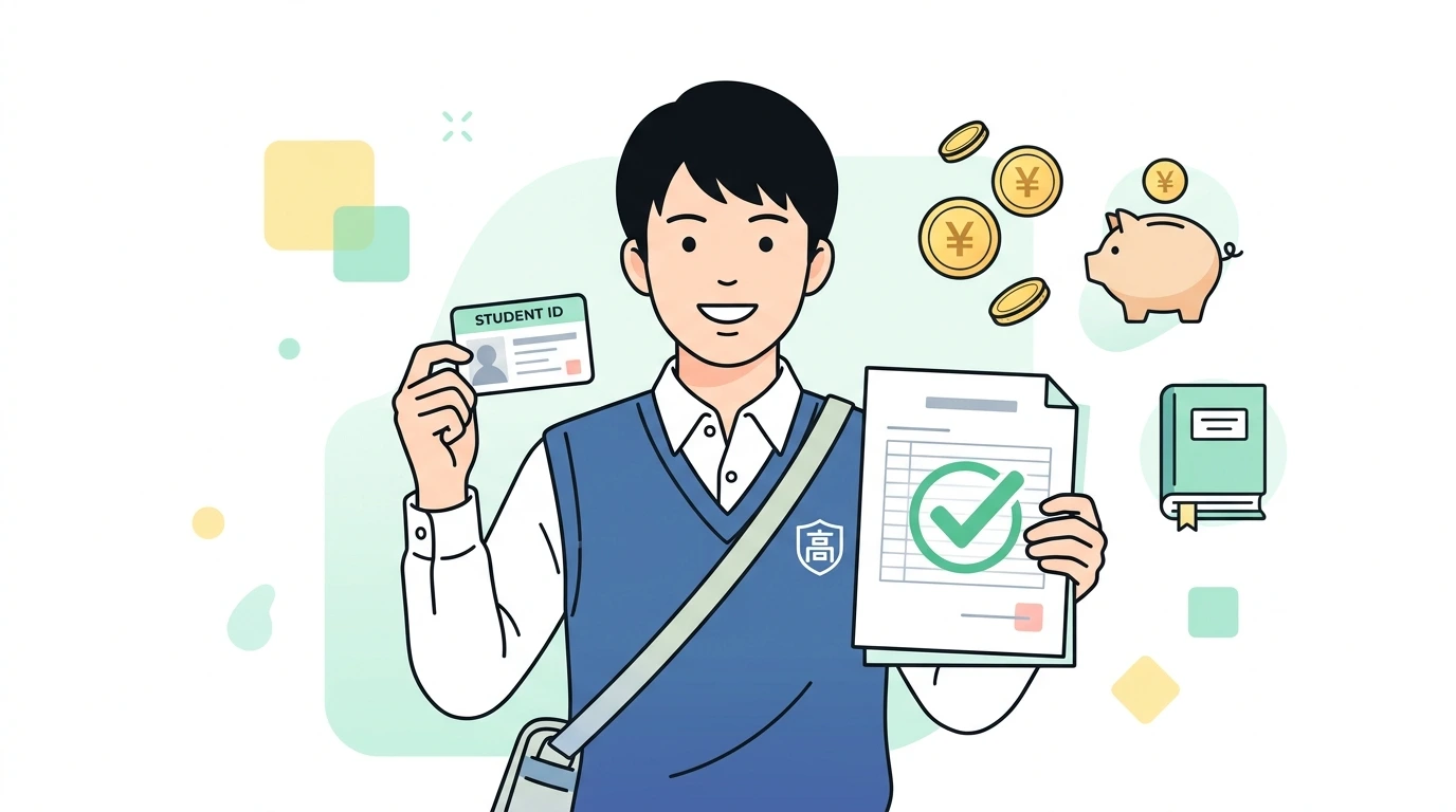 大学生の子どもがバイトで103万を超えたら？年末調整の扶養控除への影響の計算・シミュレーションイメージイラスト