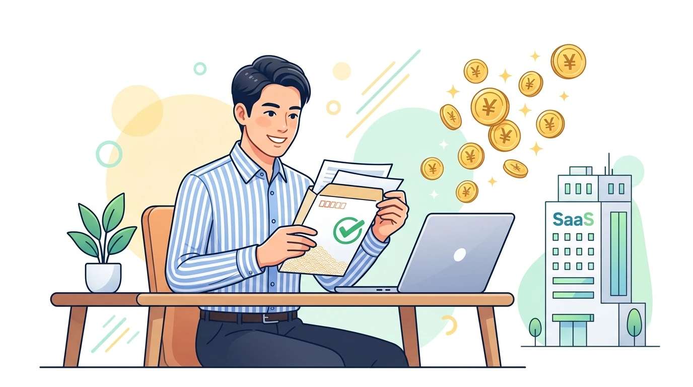 年末調整で副業はバレる?「20万円以下」のルールと確定申告が必要なケースの計算・シミュレーションイメージイラスト