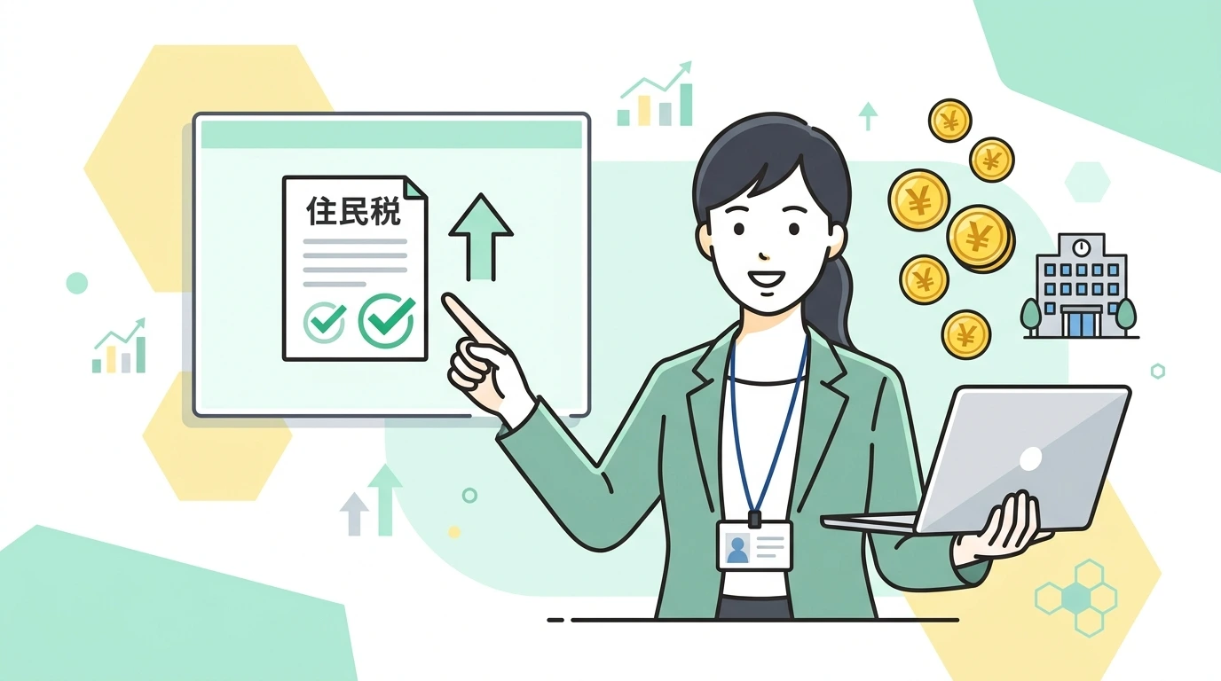 副業の「年間所得20万円以下」の罠！「確定申告は不要でも住民税申告は必須」の真実のイメージイラスト