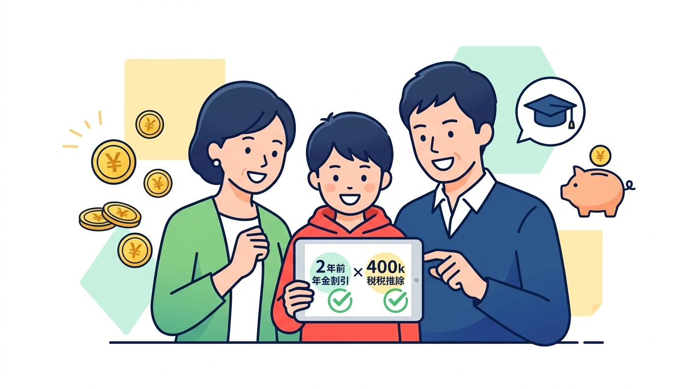 ふるさと納税の「ワンストップ特例申請書」を出し忘れた!年末調整後に確定申告で取り戻すリカバリー法の計算・シミュレーションイメージイラスト