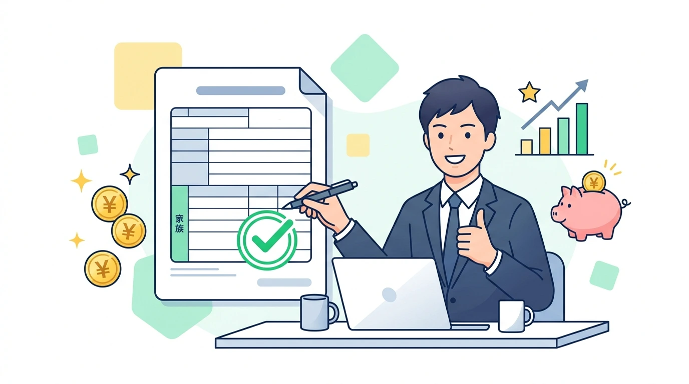 ふるさと納税の「ワンストップ特例申請書」を出し忘れた!年末調整後に確定申告で取り戻すリカバリー法の完了・申告イメージイラスト