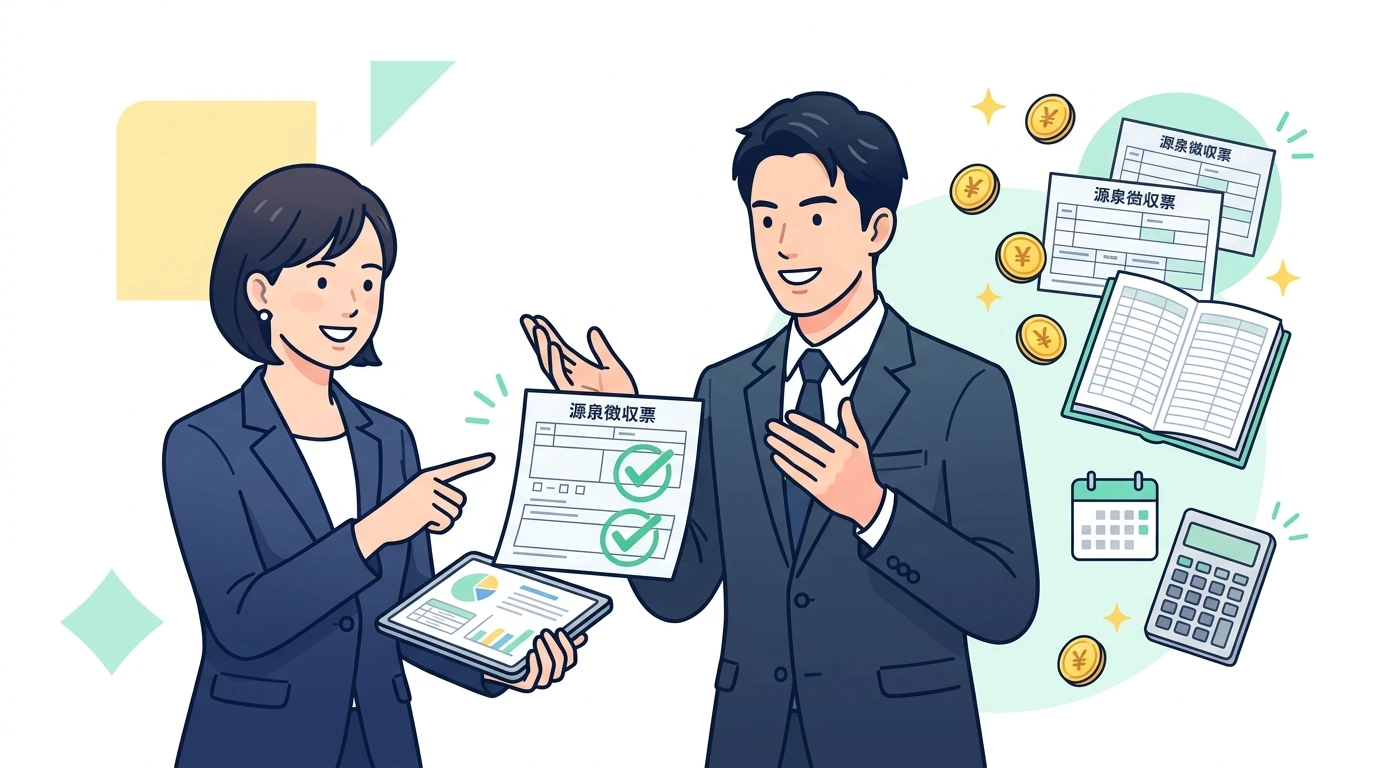 年収2,000万円を超える高所得サラリーマンはなぜ年末調整を受けられないのか?確定申告の義務と高所得者の税金の制度・手続きイメージイラスト