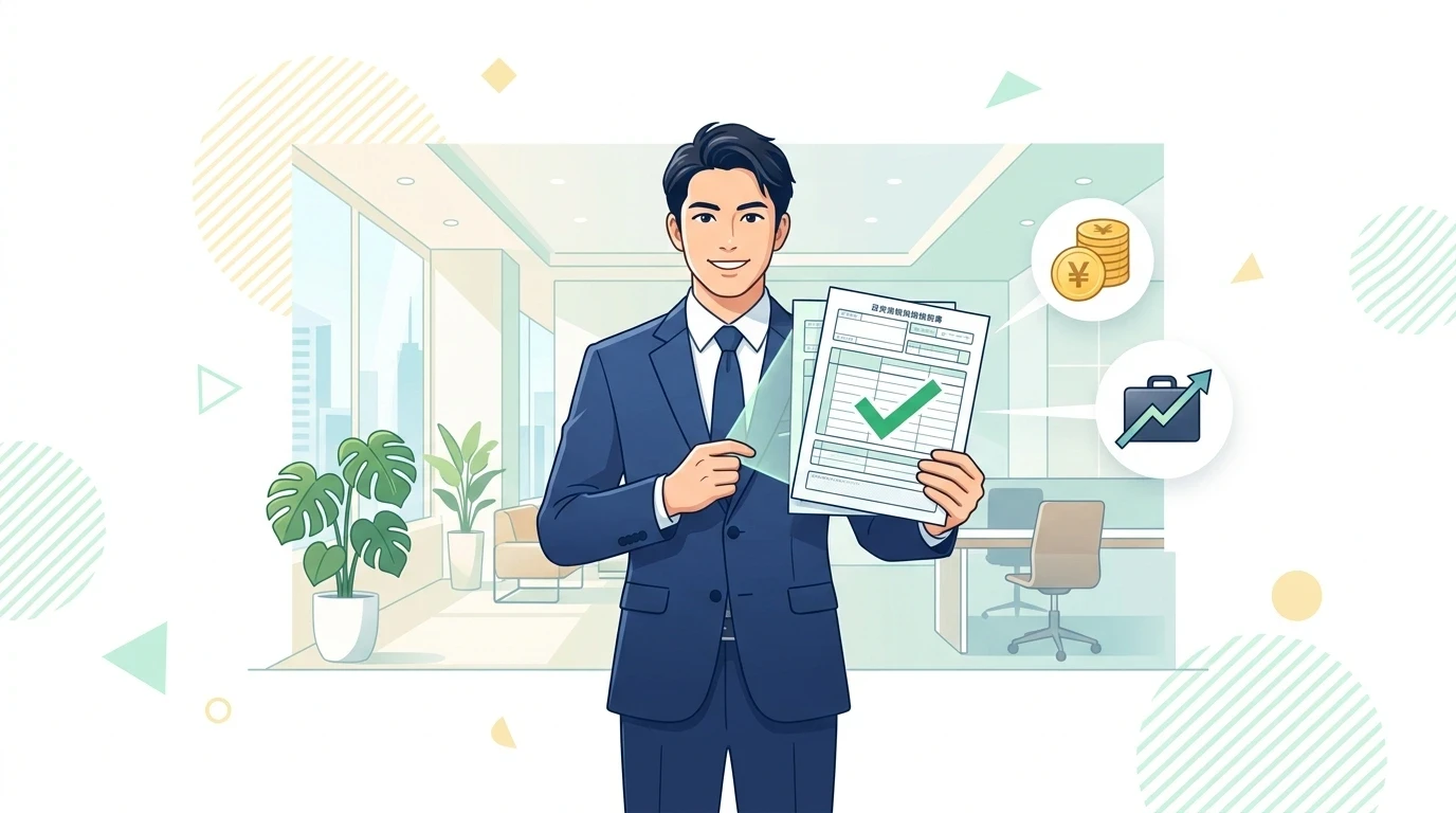 定年退職後の再雇用と年末調整、高年齢雇用継続給付の非課税から配偶者控除の復活までの計算・シミュレーションイメージイラスト